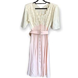 Vintage 80s Karen Alexander maxi long dress